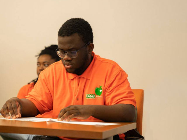 Gustave is a secondary education major studying music education K-12. Gustave is a member of the FAMU Marching 100 and is active in the COE Living Learning Community. 