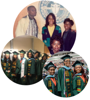 Graduates of the FAMU College of Education celebrate the achievement of earning their degrees and preparing to serve as exemplary educators in schools across Florida and beyond.
